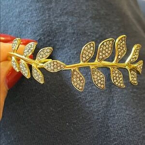 [Stella & Dot] Ivie gold leaf cuff bracelet